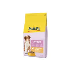 MultiFit Croquettes|Nourriture^Croquettes Chien Junior, avec Volaille & Riz 12 kg
