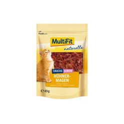 MultiFit Friandises|Nourriture^estomac de poulet naturel Junior 4 x 40 g