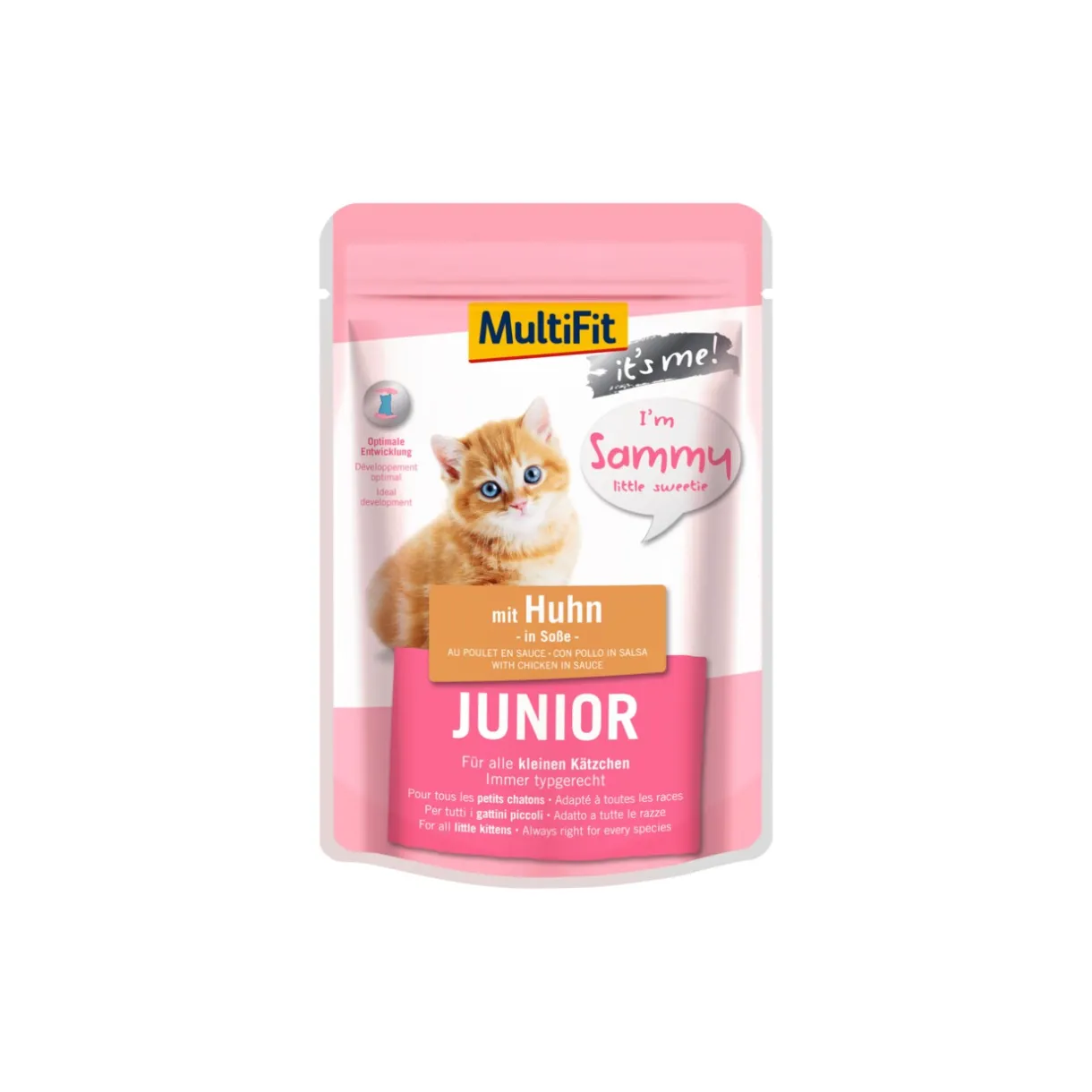 MultiFit Nourriture Humide|Nourriture^It's Me Sammy Junior Poulet 24x85 g