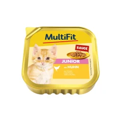 MultiFit Nourriture|Nourriture Humide^Junior Sauce Poulet 16x100 g