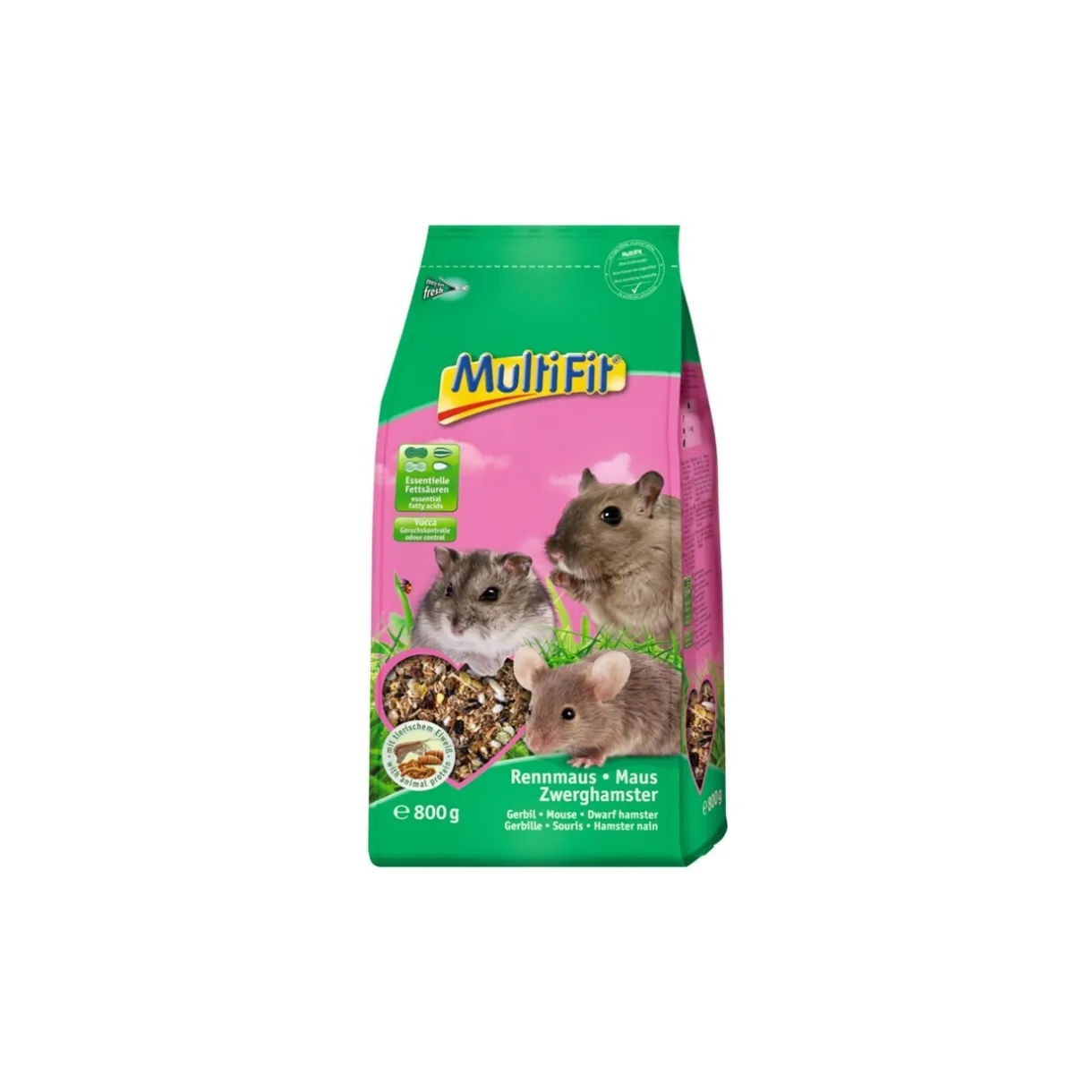 MultiFit Accessoires Pour Gerbille|Souris^Les avantages de la nourriture pour souris, gerbilles et hamsters nains : 800 g