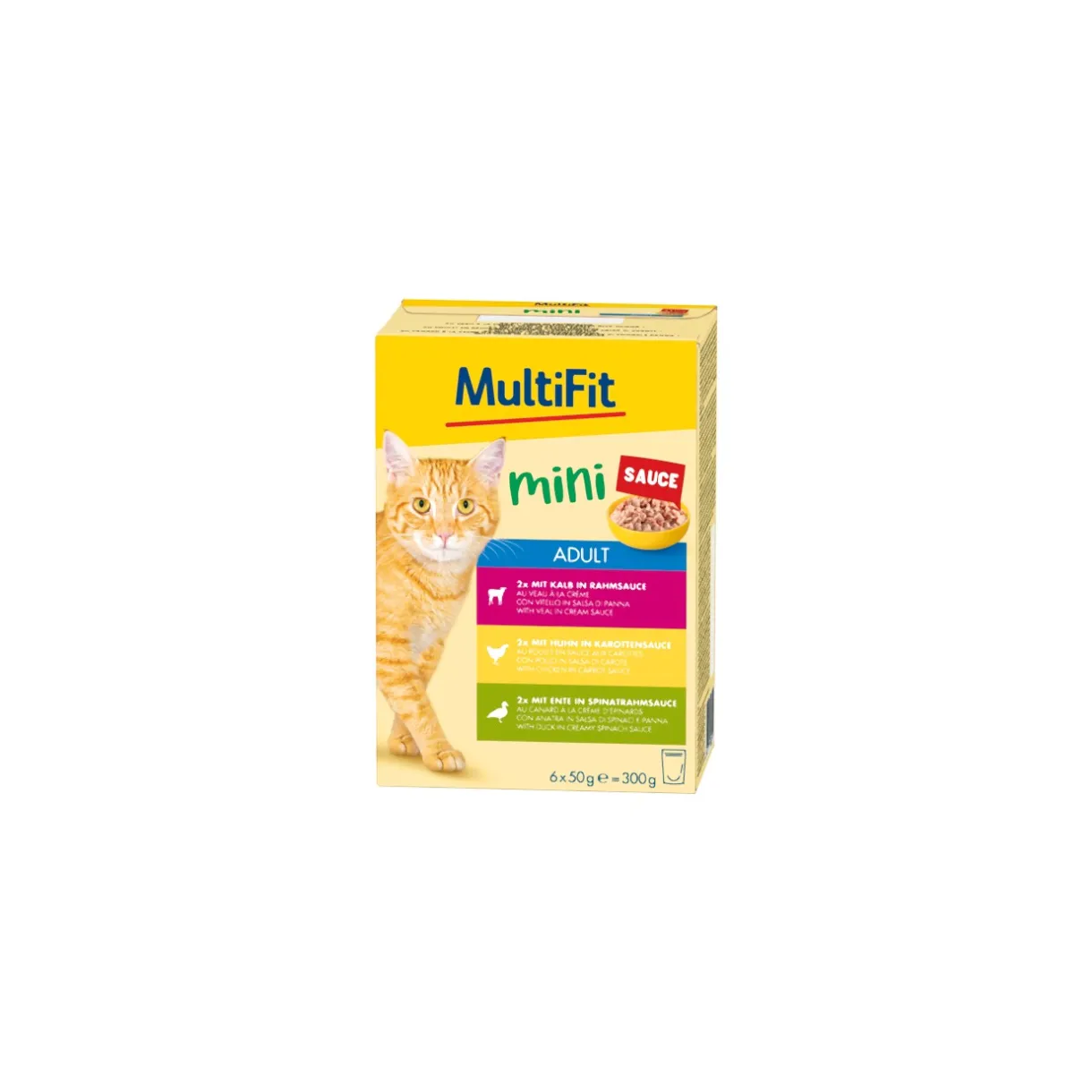 MultiFit Nourriture Humide^Mini 6 x 50 g Viande