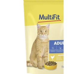 MultiFit Croquettes Pour Chat^nourriture sèche pour chat, adulte Poulet 1 kg