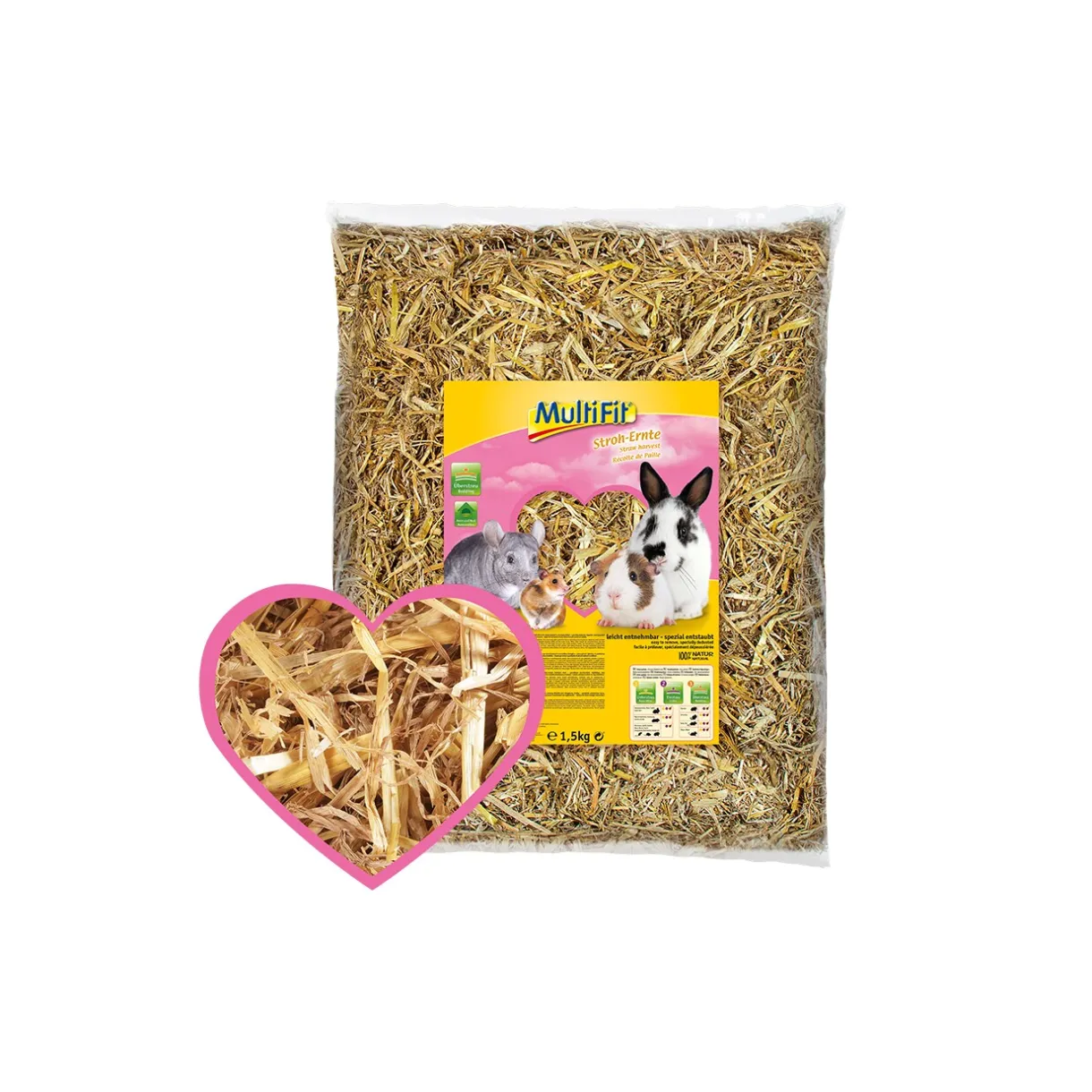 MultiFit Tout Dans Poules & Basse-Cour|Litière & Paille^paille 1,5 kg