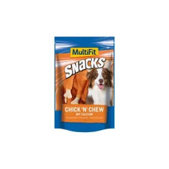 MultiFit Friandises|Nourriture^Snacks Chick’n Chew Os à teneur en calcium 2 x 100 g