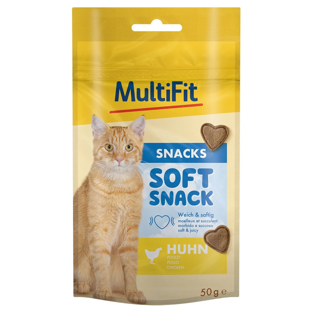 MultiFit Friandises^Soft Snack 7x50 g Poulet