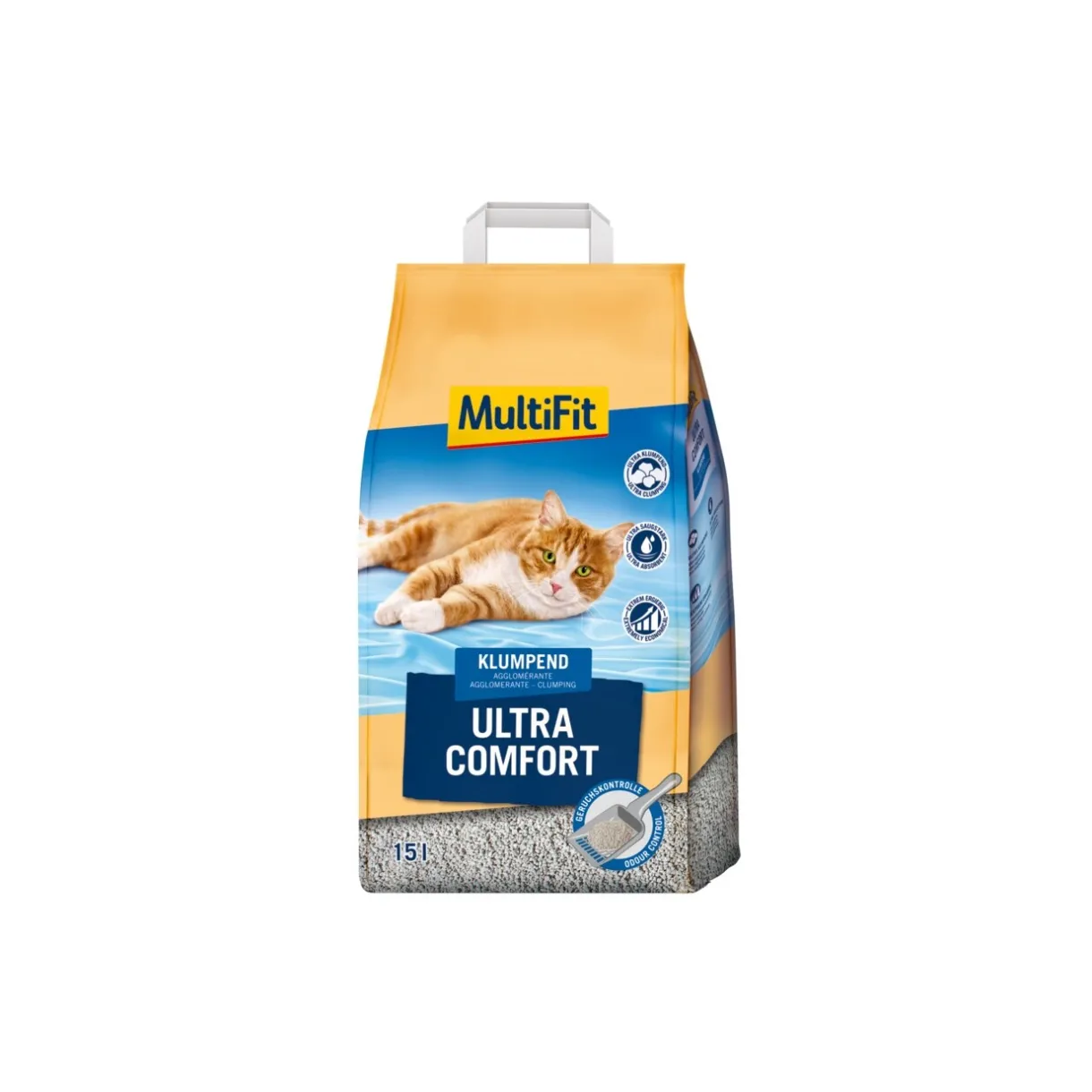 MultiFit Litière Pour Chat^ultra comfort 15 l