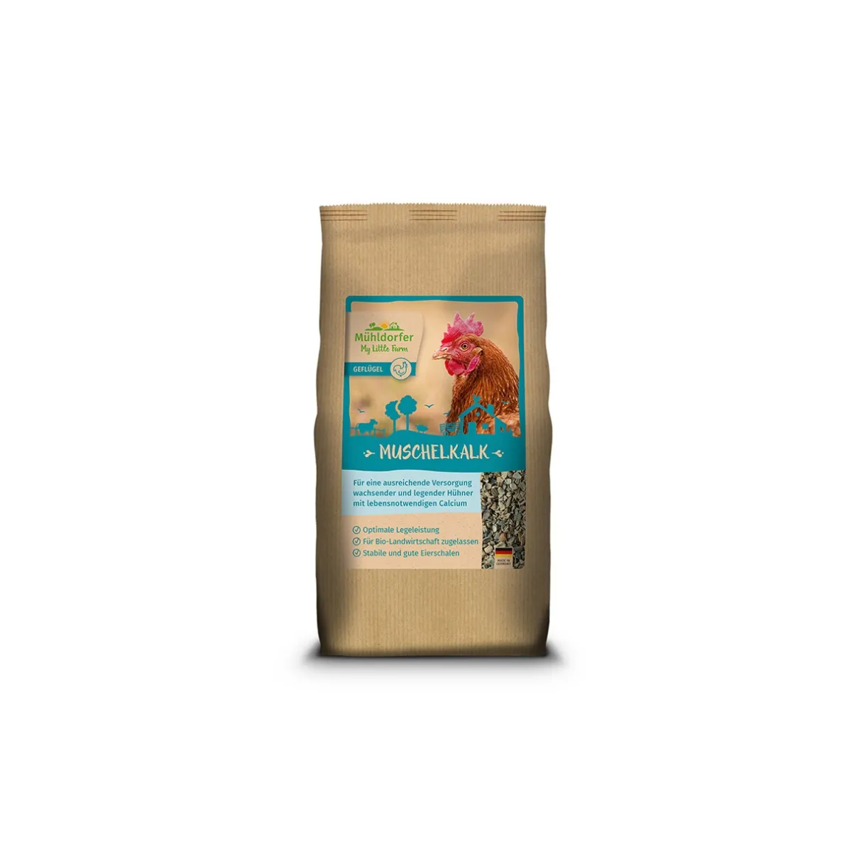 My little Farm Tout Dans Poules & Basse-Cour|Nourriture & Foin^calcaire coquillier 2 kg