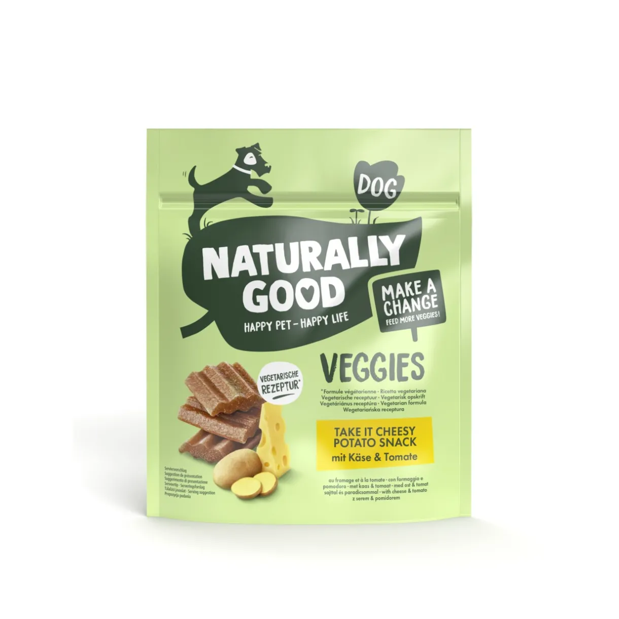 Naturally Good Friandises|Nourriture^Veggies Pommes de terre Snack au Fromage & à la Tomate 150 g