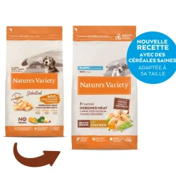 Nature's Variety Croquettes|Nourriture^Healthy Grains Chiot Mini Poulet 1,5kg