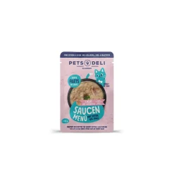 Nourriture Humide^Nourriture humide pour chat Adult Saucen Menu Saumon aux brocolis 12 x 70 g