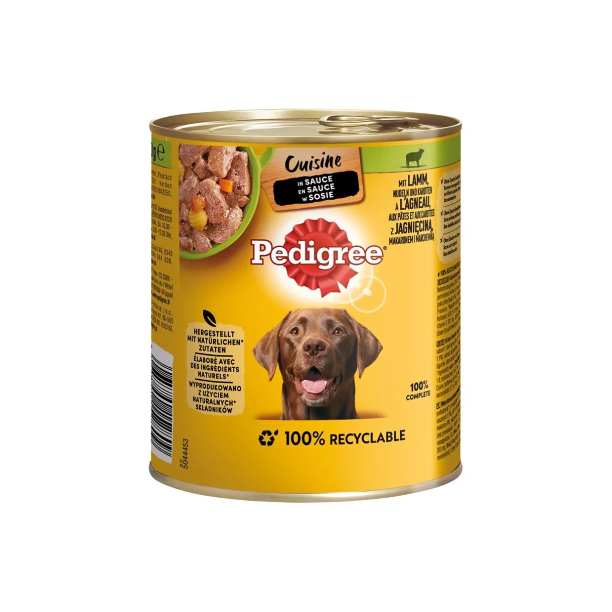 Pedigree Nourriture Humide^Cuisine en sauce 12 x 800 g Agneau