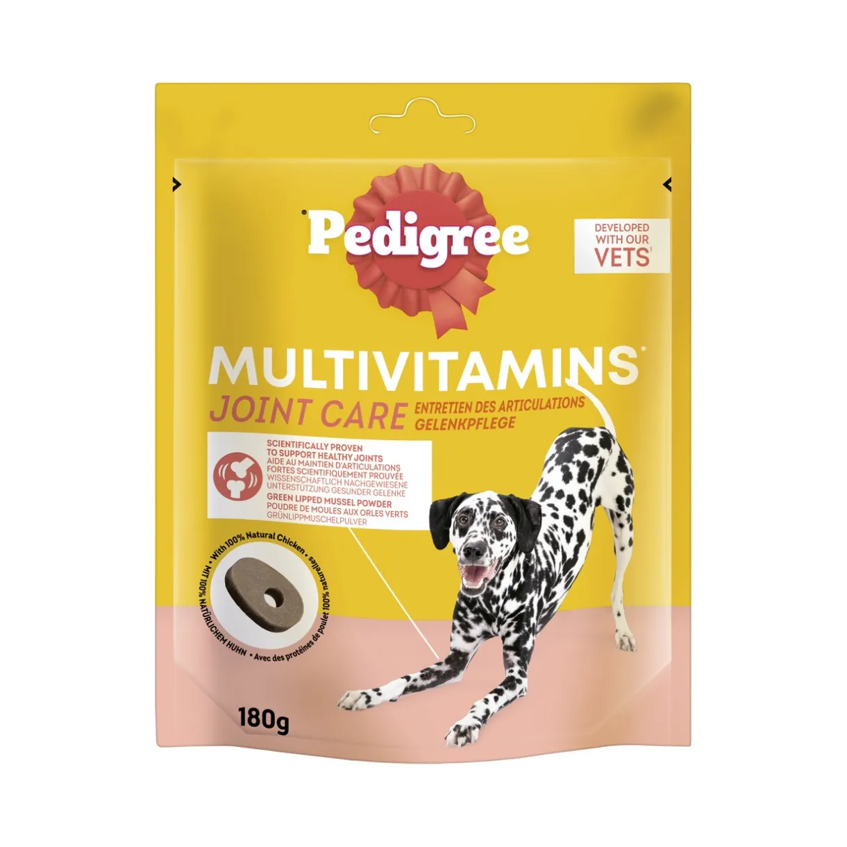 Pedigree Nourriture Supplémentaire|Friandises^Multivitamine Soin articulaire 180 g