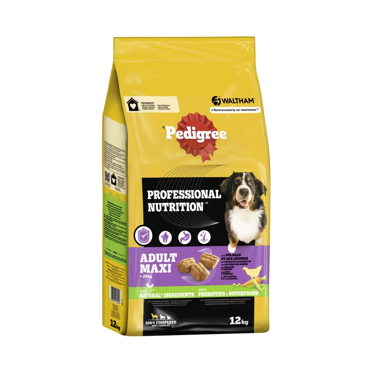 Pedigree Croquettes^Professional Nutrition Adult Maxi > 25 kg à la volaille et aux légumes 12 kg