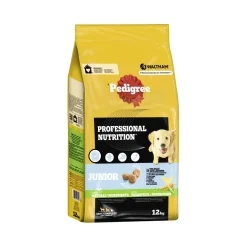 Pedigree Croquettes|Nourriture^Professional Nutrition Junior à la volaille et aux légumes 12 kg