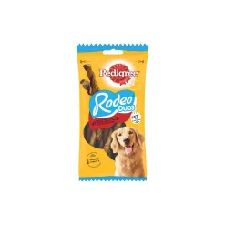 Pedigree Friandises^Rodeo Duos Recompenses au Bœuf et Saveur Fromage pour Chien 7pcs 123g