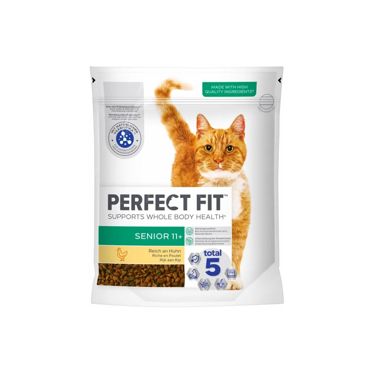 PERFECT FIT Croquettes Pour Chat^Senior 11+ au poulet 750 g