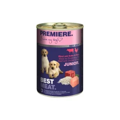 PREMIERE Nourriture Humide|Nourriture^Best Meat Junior Poulet et bœuf 6x400 g
