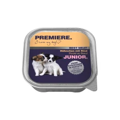 PREMIERE Nourriture Humide|Nourriture^Best Meat Junior Poulet et bœuf 16x100 g