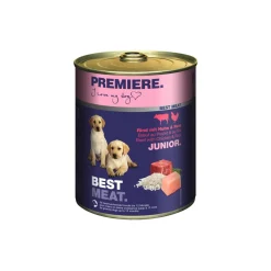 PREMIERE Nourriture Humide|Nourriture^Best Meat Junior Poulet et bœuf 6x800 g