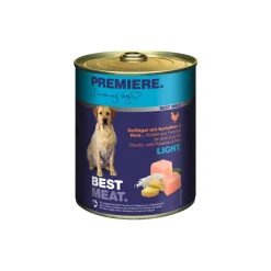 PREMIERE Nourriture Humide^Best Meat Light Volaille & riz 6x800 g