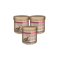PREMIERE Nourriture Pour Oiseaux Du Ciel|Nourriture Pour Oiseaux Sauvages^Beurre de cacahuètes 3 x 250 g