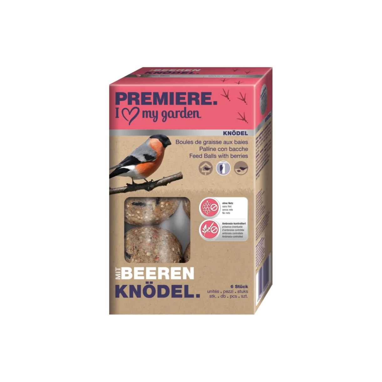 PREMIERE Boules De Graisse|Boule De Graisse^6 boules de graisse sans filet Baies