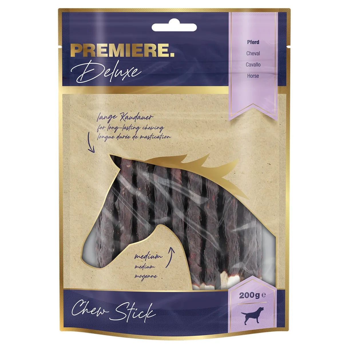 PREMIERE Friandises|Nourriture^Deluxe Chew Sticks cheval 200g