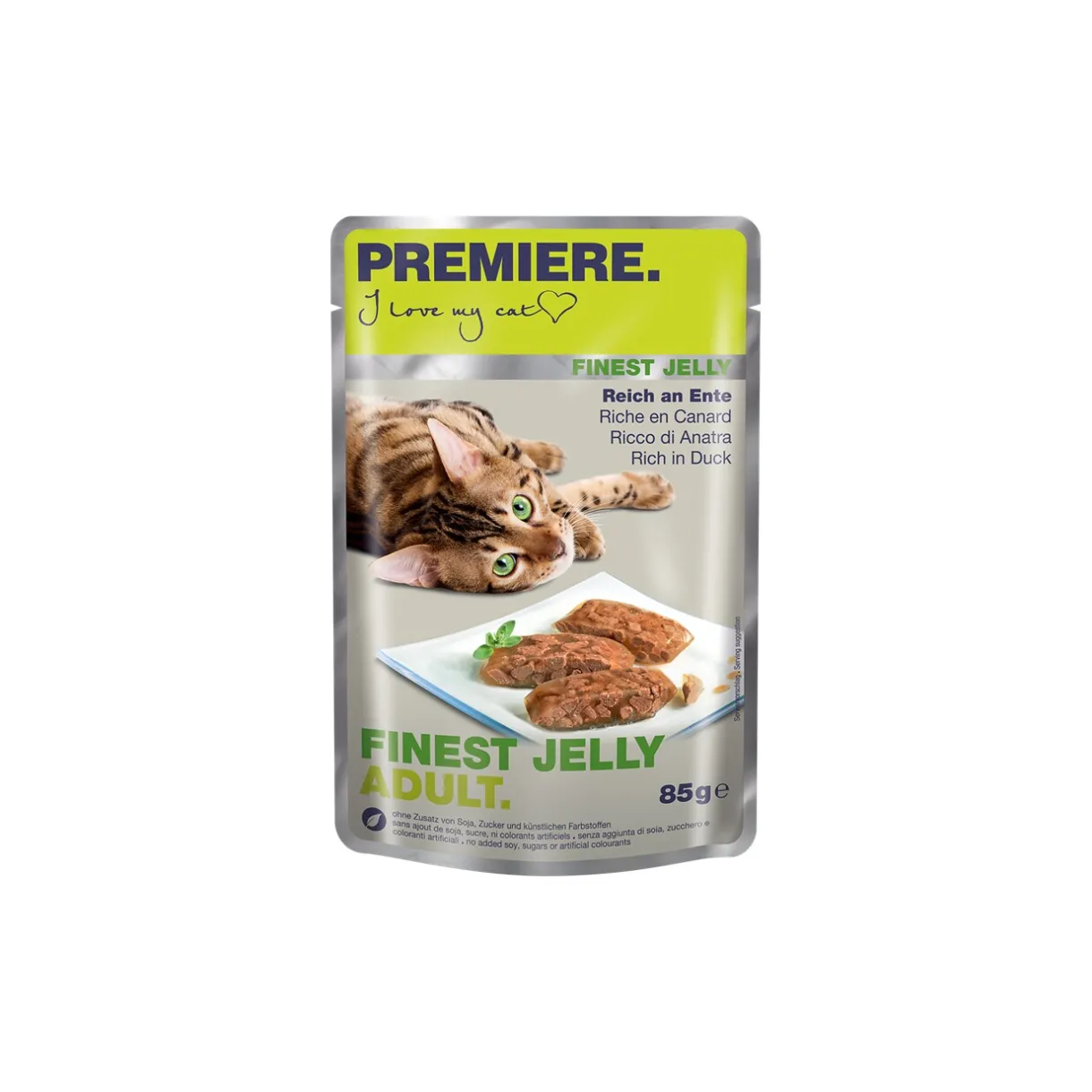 PREMIERE Nourriture Humide^Finest Jelly Adulte Canard 22x85 g