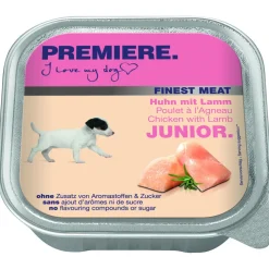 PREMIERE Nourriture Humide|Nourriture^Finest Meat Junior Poulet à l’agneau 10x150 g