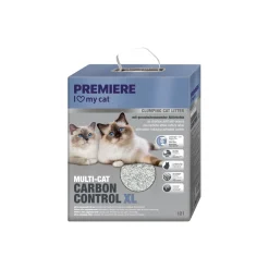 PREMIERE Litière Pour Chat^Litière agglomérante au charbon actif Multi-Cat XL 10 l