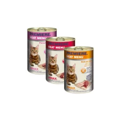 PREMIERE Nourriture Humide^Meat Menu Adulte pack mix 6x400 g Pack mix 1