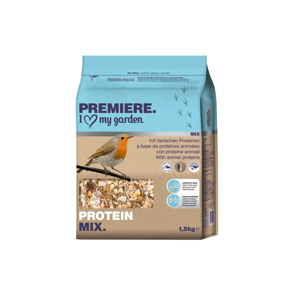 PREMIERE Nourriture Pour Oiseaux Du Ciel|Nourriture Pour Oiseaux Sauvages^Mix protéiné 1,5 kg