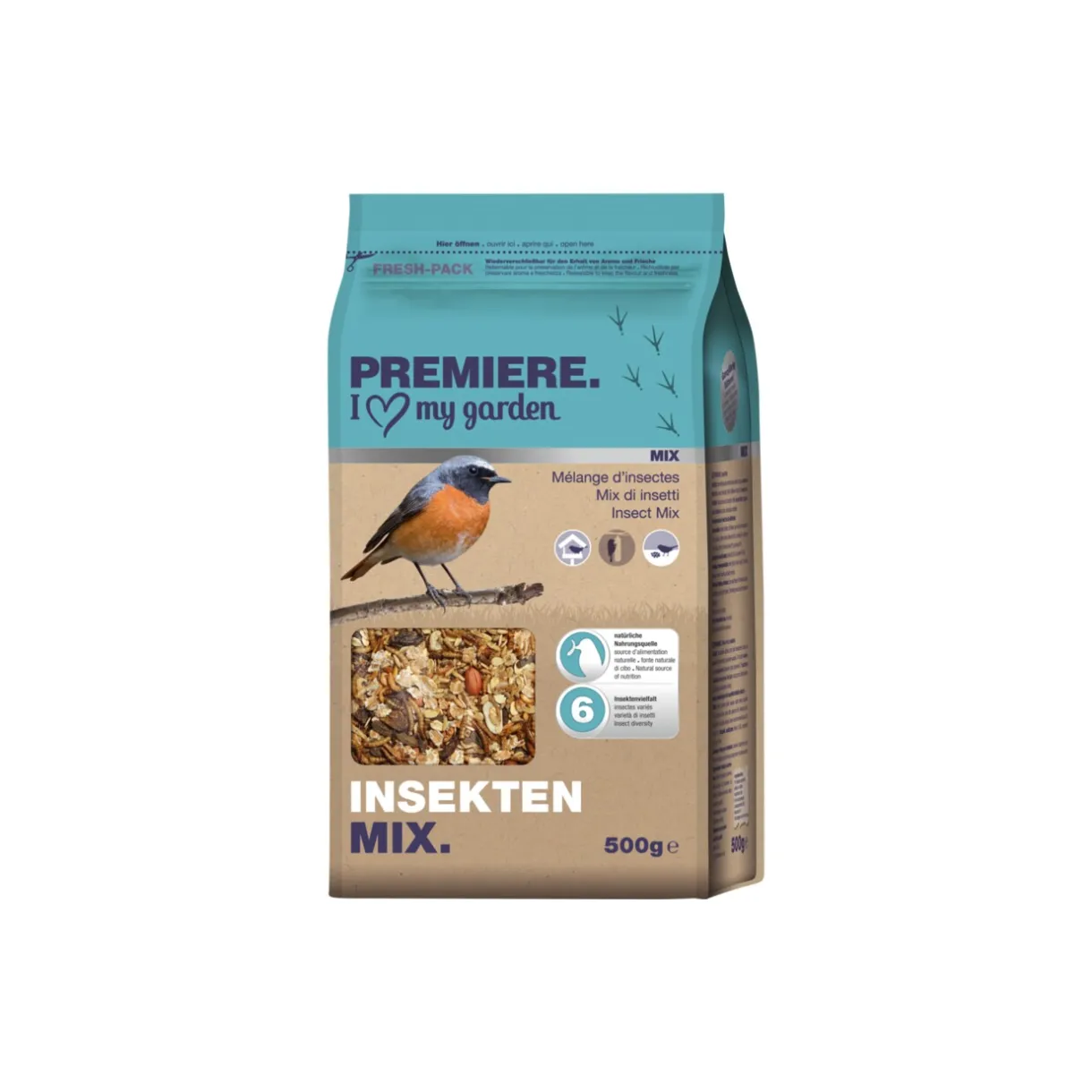 PREMIERE Nourriture Pour Oiseaux Du Ciel|Nourriture Pour Oiseaux Sauvages^Mélange d'insectes 500 g