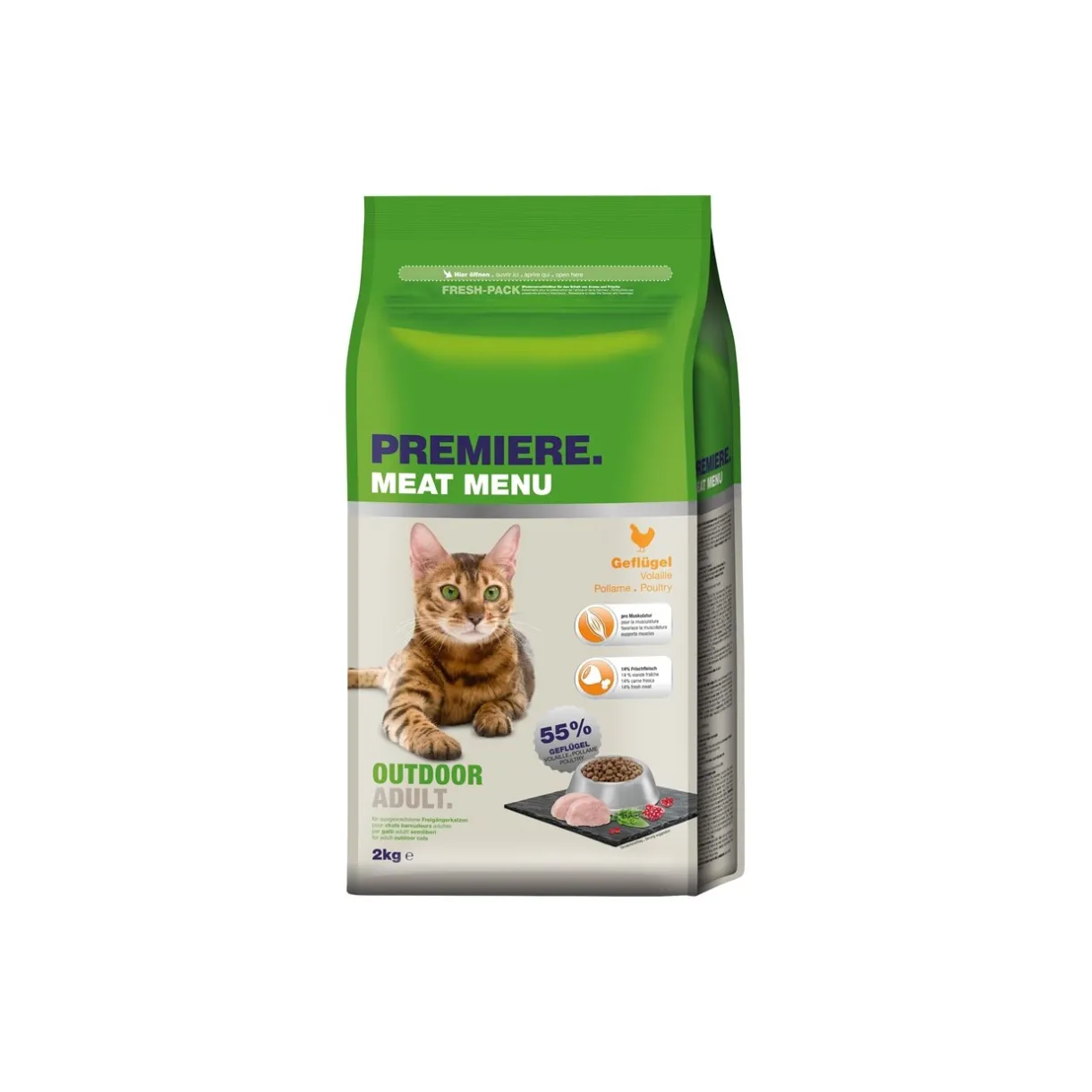 PREMIERE Croquettes Pour Chat^Outdoor 2 kg