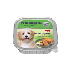 PREMIERE Nourriture Humide^Petit Gourmet Bœuf, jambon et œuf 11x150 g