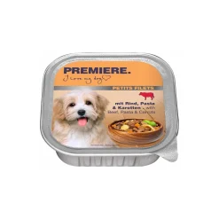 PREMIERE Nourriture Humide^Petits Filets Bœuf, pâtes et carottes 11x150 g
