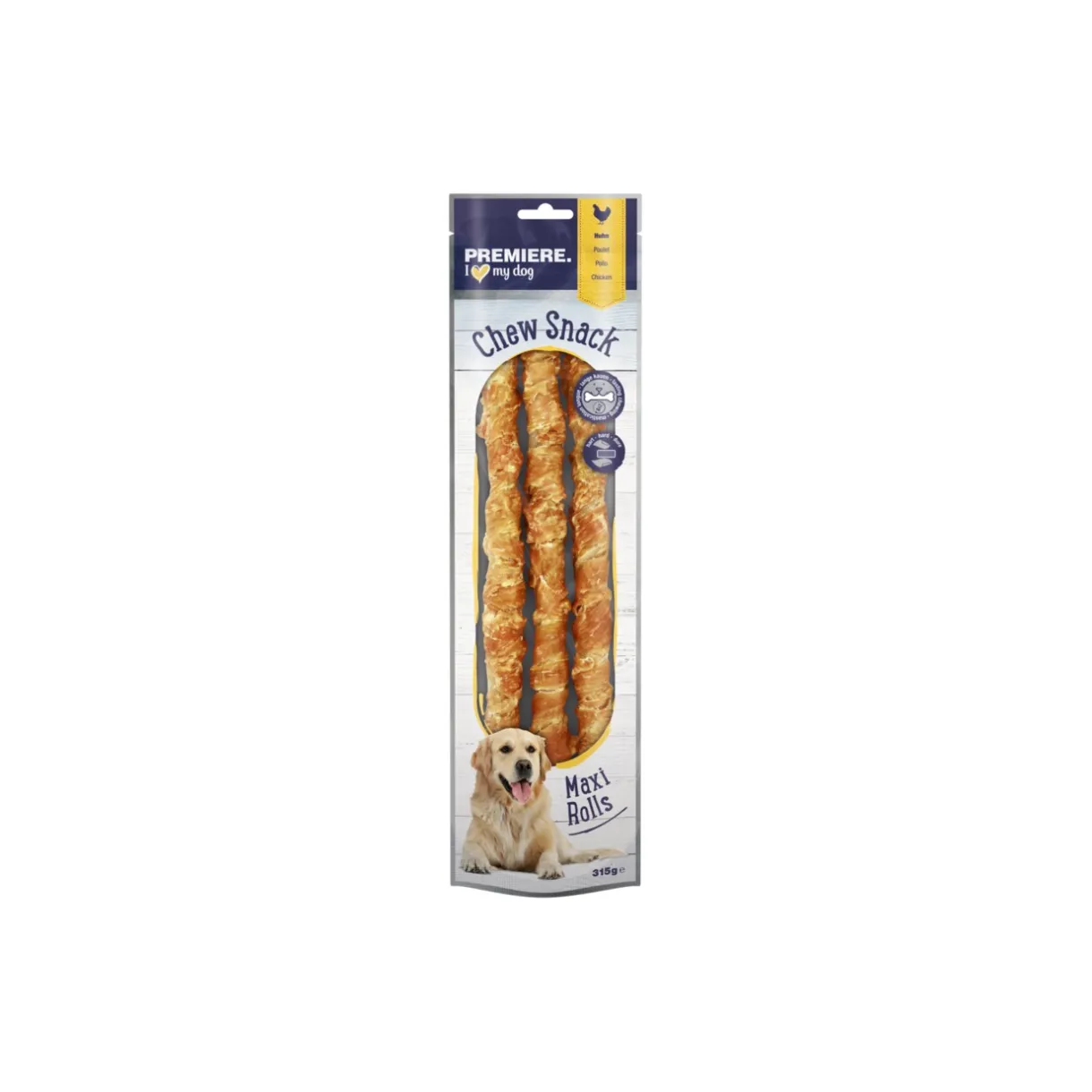 PREMIERE Friandises^Rouleau à mâcher 1m Poulet