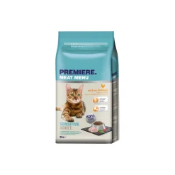 PREMIERE Croquettes Pour Chat^Sensitive Volaille 2 kg
