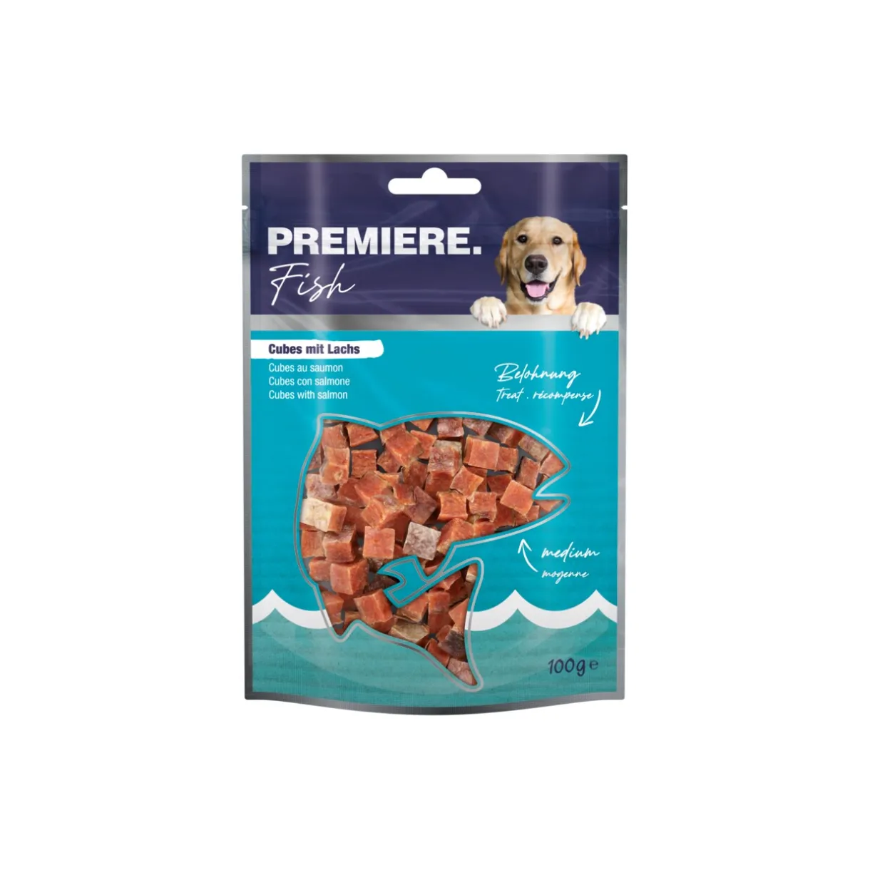PREMIERE Friandises|Nourriture^Snack It Cubes au saumon 100 g