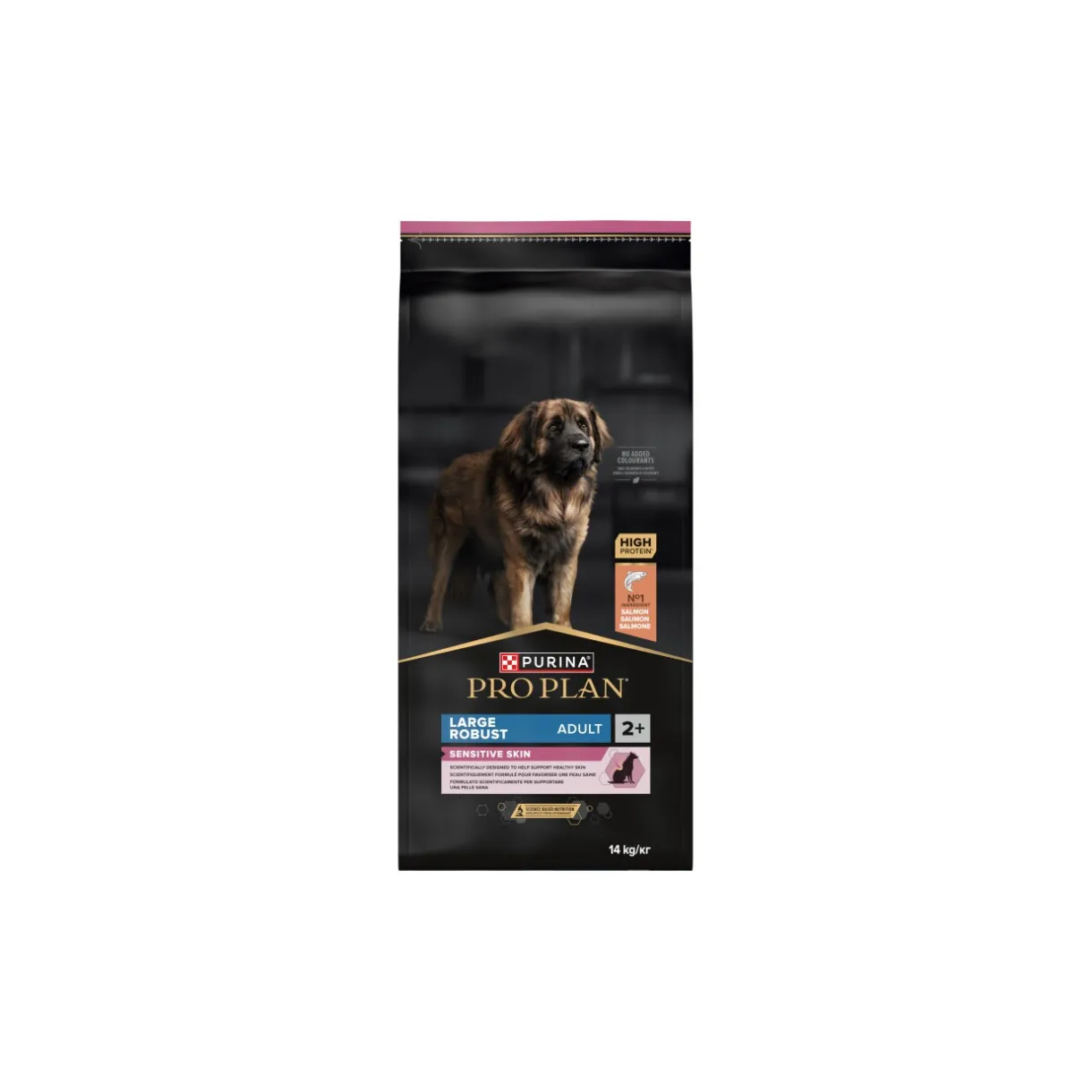 PRO PLAN Croquettes^Adult Large Robust Sensitive Skin riche en saumon 14 kg
