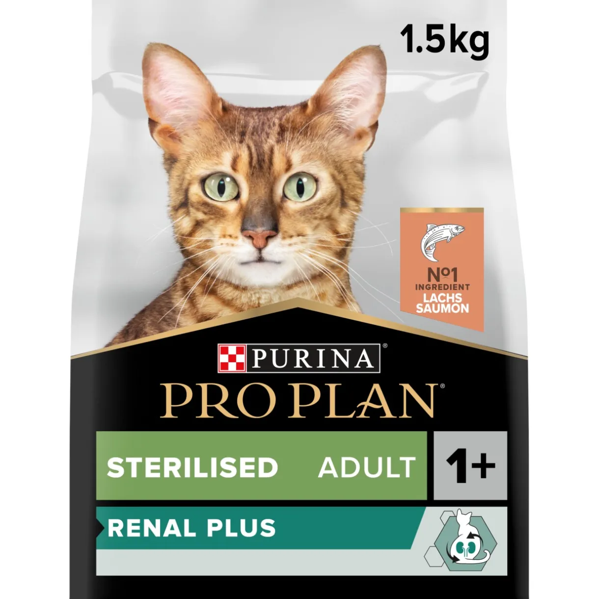 PRO PLAN Croquettes Pour Chat^Adult Sterilised Saumon et thon 1,5 kg