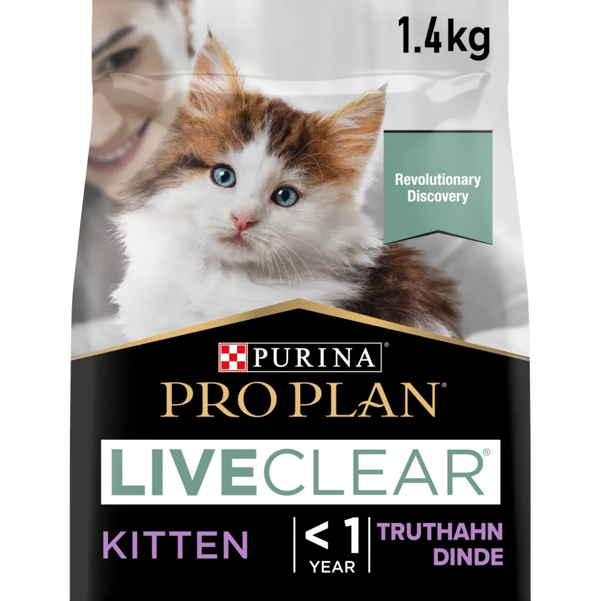 PRO PLAN Croquettes Pour Chat|Nourriture^Liveclear Kitten Dindon 1,4 kg