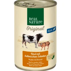 REAL NATURE Nourriture Humide^Adult Bœuf et jambon ital. 6x400 g