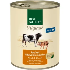 REAL NATURE Nourriture Humide^Adult Bœuf et jambon ital. 6x800 g