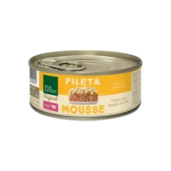 REAL NATURE Nourriture Humide^Filet & Mousse Adult Poulet à l'huile de pépins de courge 12x85 g