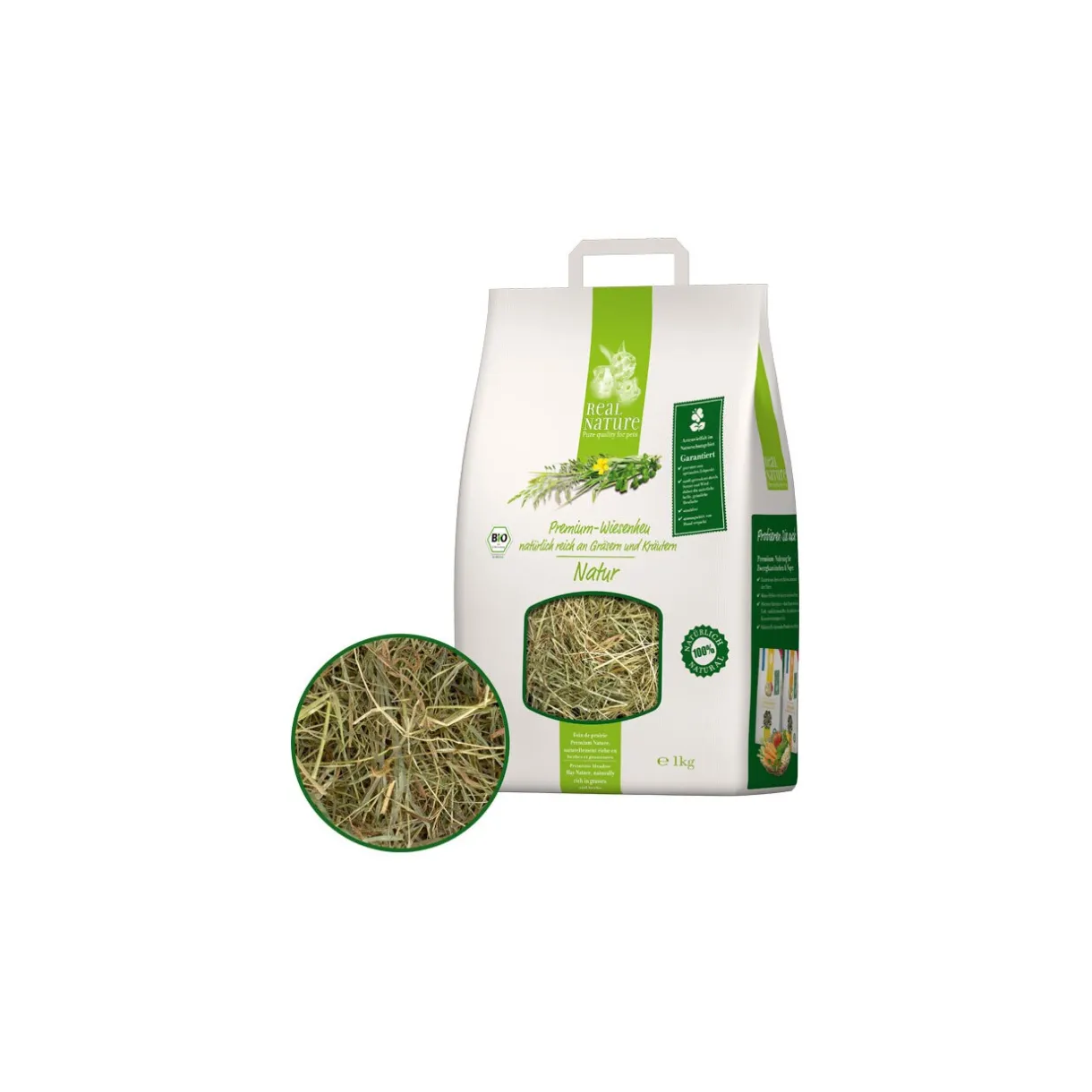 REAL NATURE Tout Dans Poules & Basse-Cour|Nourriture & Foin^Foin de prairie Nature 1kg