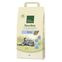 REAL NATURE Litière Pour Chat^Litière agglomérante Sensitive Manioc 6 kg