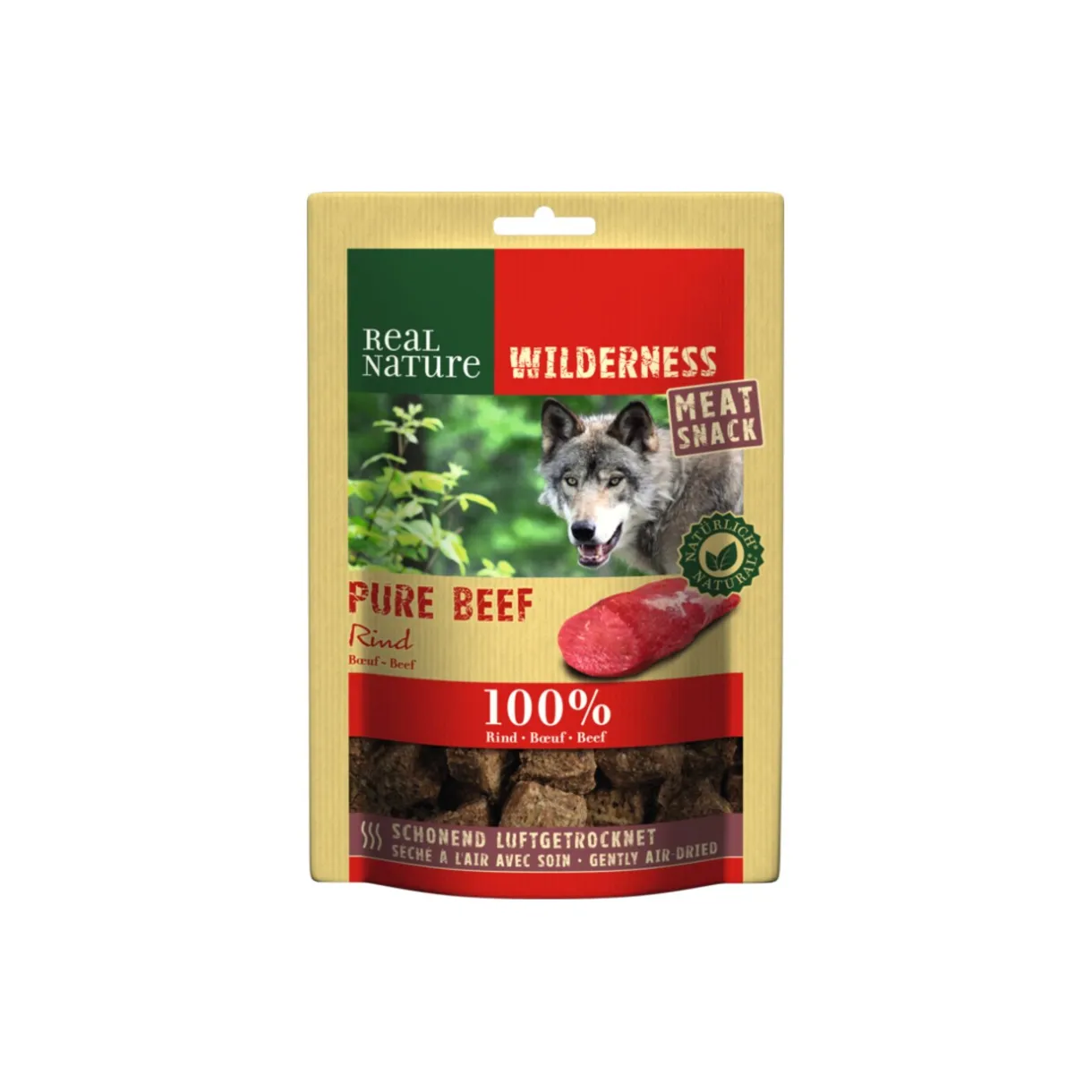 REAL NATURE Friandises|Nourriture^WILDERNESS En-cas à la viande 150 g Pure Beef