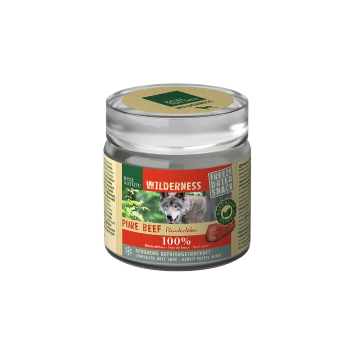 REAL NATURE Friandises^Wilderness Foie de bœuf 50 g